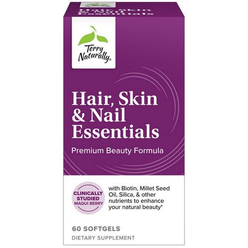 Hair Skin And Nails Essentials 60 Softgels by Terry Naturally