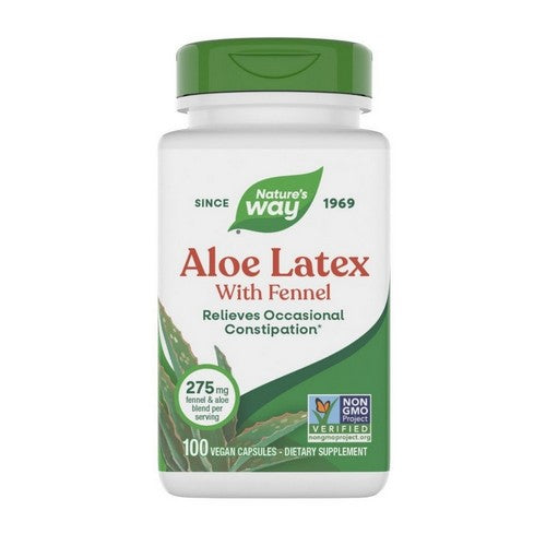 Aloe Latex With Fennel 100 Caps by Boericke & Tafel