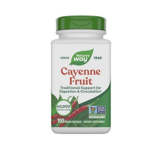 Cayenne Fruit 100 Caps by Nature's Way