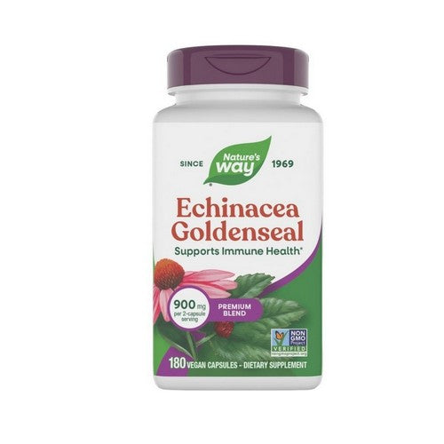 Echinacea Goldenseal Premium Blend 180 Caps by Nature's Way