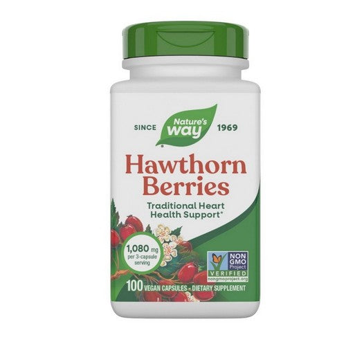 Hawthorn Berries 100 Caps by Boericke & Tafel