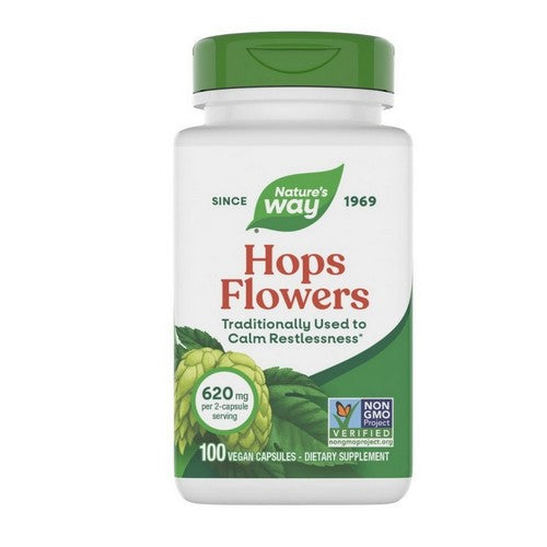 Hops Flowers 100 Caps by Boericke & Tafel