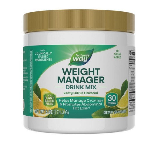 Weight Manager Drink Mix Powder Zesty Citrus 6 Oz by Nature's Way