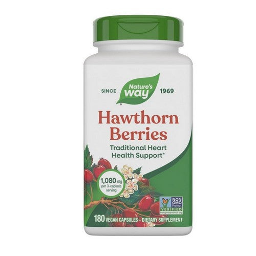 Hawthorn Berries 180 Vegan Capsules by Nature's Way