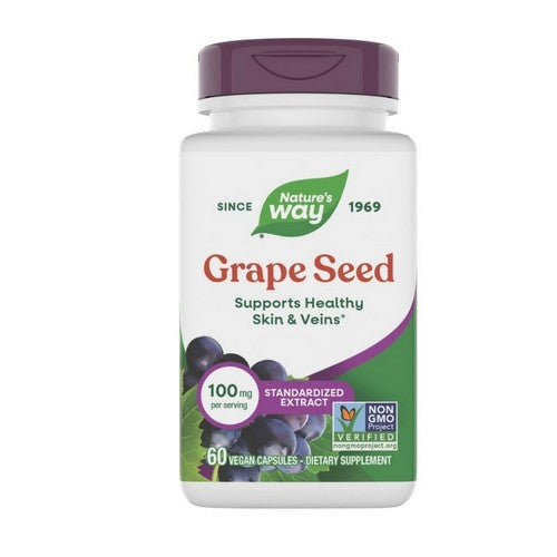Grape Seed Premium Extract 60 Vegan Capsules by Nature's Way