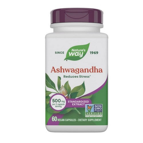 Ashwagandha Premium Extract 60 Vegan Capsules by Boericke & Tafel