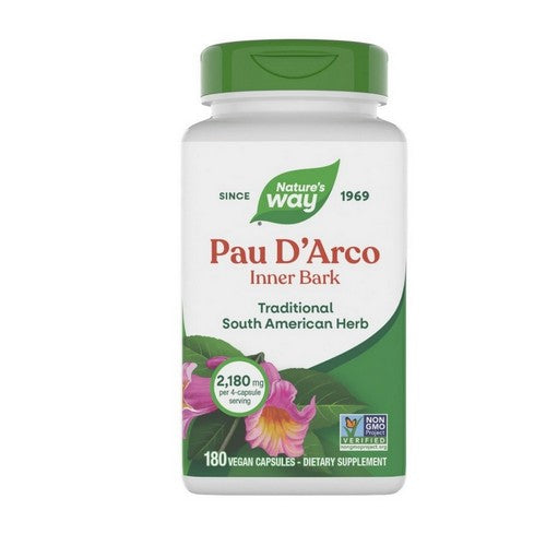 Pau d’Arco Inner Bark 180 Caps by Boericke & Tafel