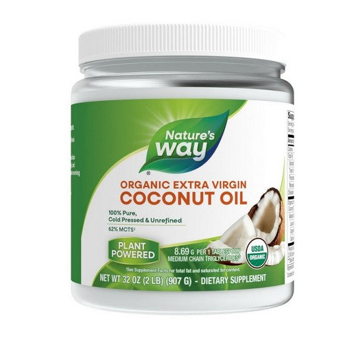 Organic Extra Virgin Coconut Oil 32 Oz by Nature's Way