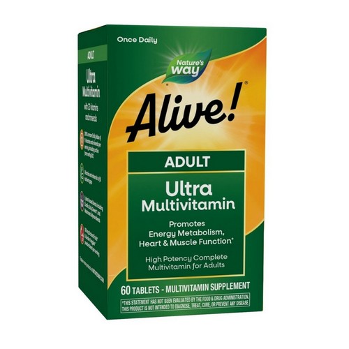 Alive! Adult Ultra Multivitamin 60 Tabs by Nature's Way