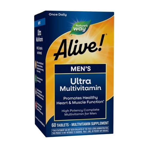 Alive! Men’s Ultra Multivitamin 60 Tabs by Nature's Way