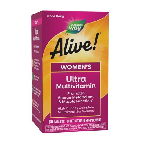 Alive! Women's Ultra Multivitamin 60 Tabs by Nature's Way