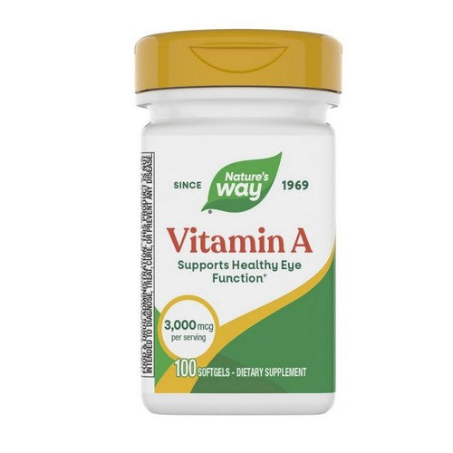 Vitamin A 100 Softgels by Nature's Way