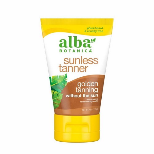 Sunless Tanner Golden Tanning Lotion 4 Oz by Alba Botanica