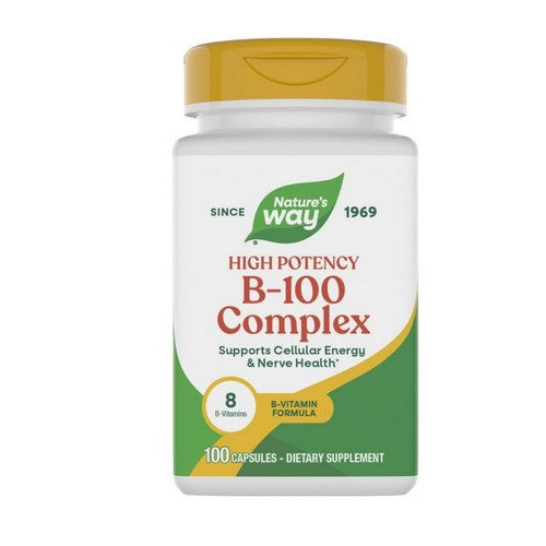 Vitamin B-100 Complex 100 Caps by Nature's Way