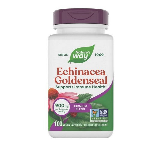 Echinacea Goldenseal Premium Blend 100 Caps by Nature's Way