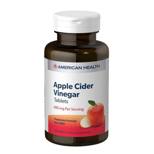 Apple Cider Vinegar 200 Tabs by American Health