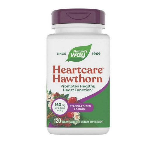 HeartCare Hawthorn Standardized Extract 120 Tabs by Nature's Way