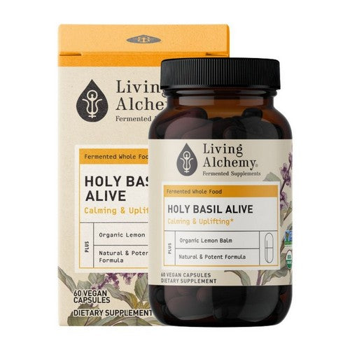 Whole Food Fermented Holy Basil 60 Caps by Living Alchemy