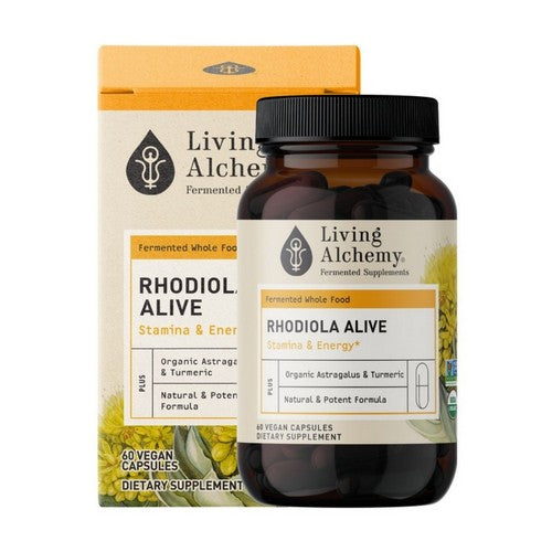 Whole Food Fermented Rhodiola 60 Caps by Living Alchemy