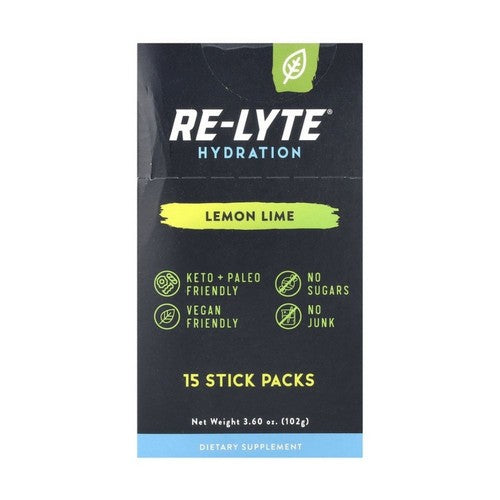 Re-Lyte Electrolyte Mix Lemon Lime 15 Packets by Redmond