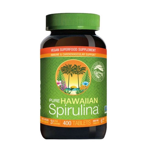 Spirulina Pacifica 400 Tabs by Nutrex Hawaii
