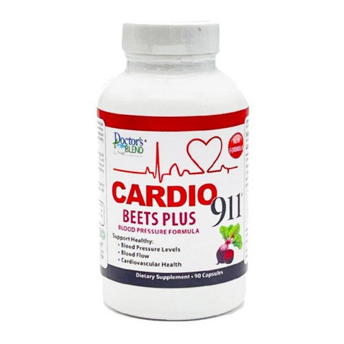 Cardio 911 Beets Plus Blood Pressure Formula 90 Caps by Doctor's Blend