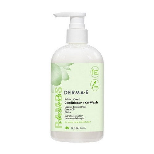 Hair Care Ramos 2-In-1 Curl Conditioner Plus Co-Wash 12 Oz by Derma e