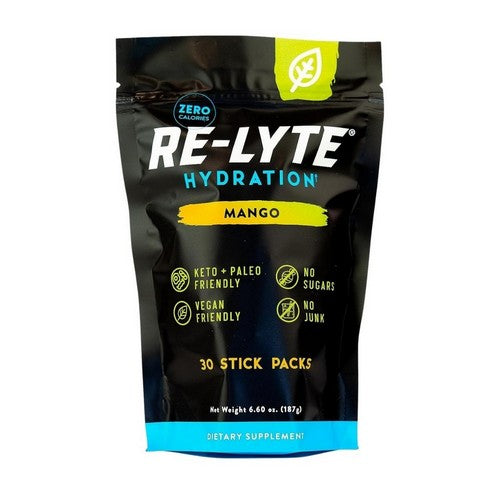 Re-Lyte Hydratio Electrolyte Drink Powder Mix Mango 30 Stick Pack / 6.60 Oz by Redmond