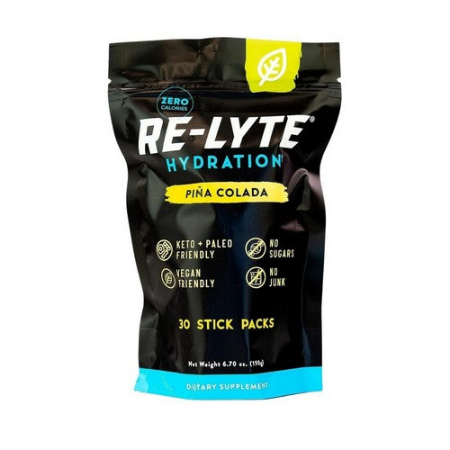 Re-Lyte Hydration Electrolyte Powder Mix Pina Colada 30 Stick Pack / 6.70 Oz by Redmond