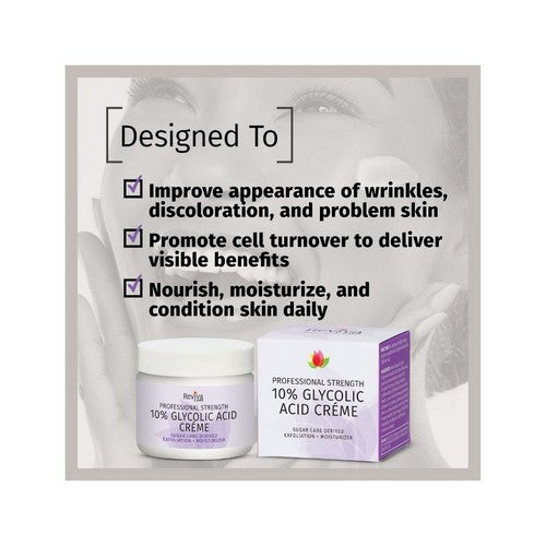 Glycolic 10% Night Cream 1.5 Oz by Reviva