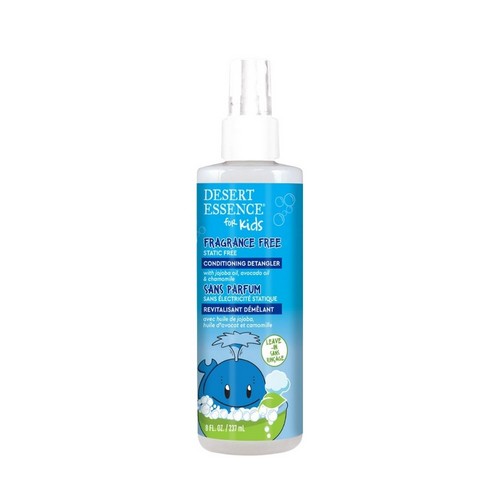 Kids Conditioning Detangler Spray Fragrance Free 8 Oz by Desert Essence