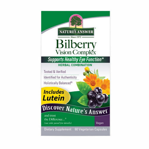 Bilberry Vision Complex 60 Veg Caps by Nature's Answer