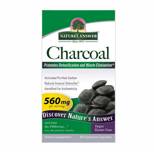 Charcoal Activated 90 Veg Caps by Nature's Answer