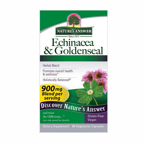 Echinacea And Goldenseal 60 Veg Caps by Nature's Answer