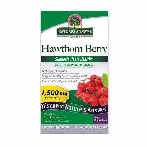 Hawthorn Berry 90 Veg Caps by Nature's Answer