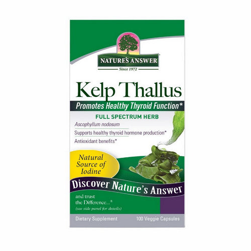 Kelp Thallus 100 Veg Caps by Nature's Answer