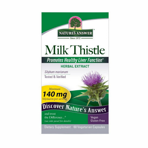 Milk Thistle Standardized 60 Veg Caps by Nature's Answer