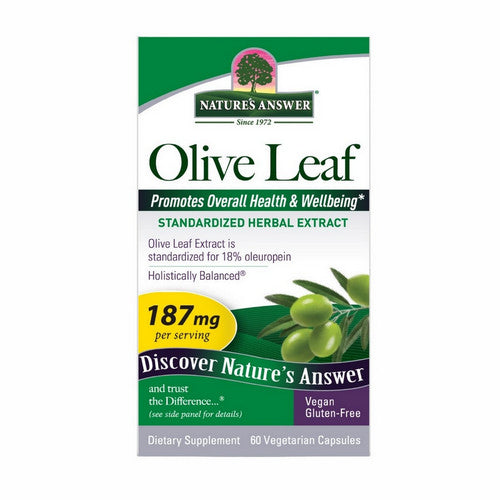 Olive Leaf Standardized 60 VegCaps by Nature's Answer
