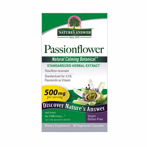 Passion Flower Standardized 60 VegCaps by Nature's Answer