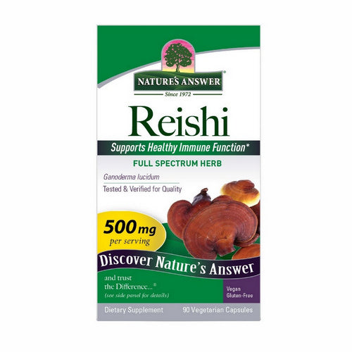 Reishi Mushroom 90 Veg Caps by Nature's Answer