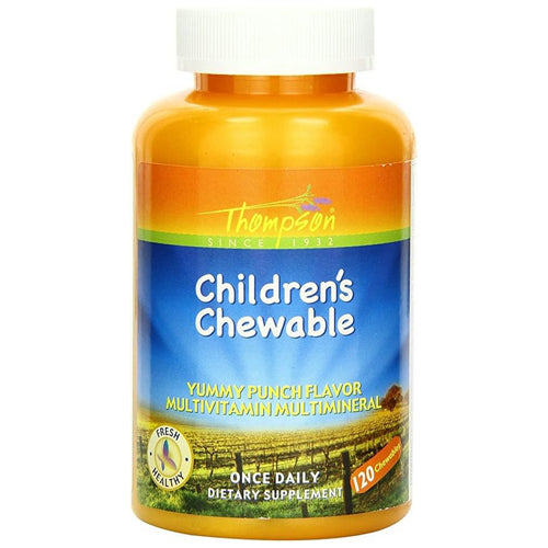 Multi Vitiamin/Mineral Children's Chewable Punch 120 Tabs by Thompson