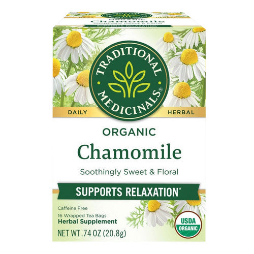Organic Chamomile Tea 16 Bags  by Traditional Medicinals