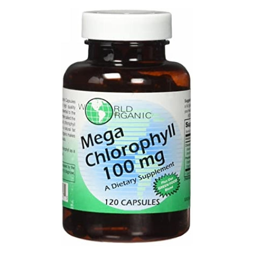 Mega Chlorophyll 120 Caps by World Organics