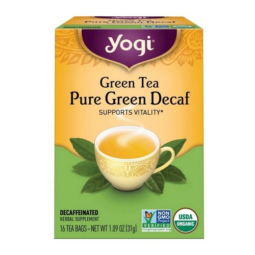 Organic Pure Green Decaf Green 16 Bags  by Yogi