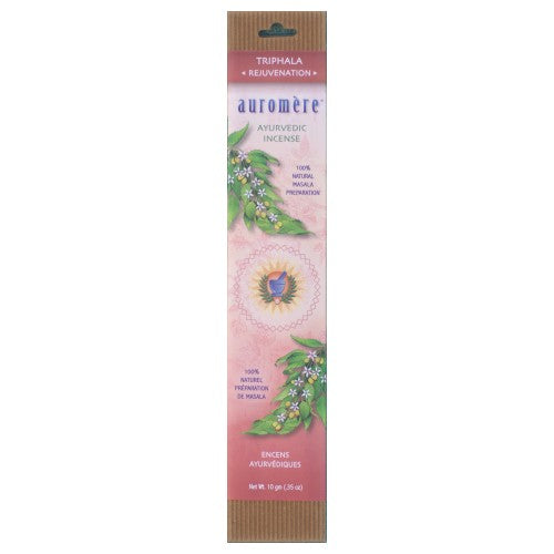 Ayurvedic Incense Triphala 10 Gms  by Auromere