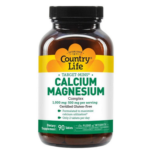 Target-Mins Calcium Magnesium Complex 90 Tabs by Country Life