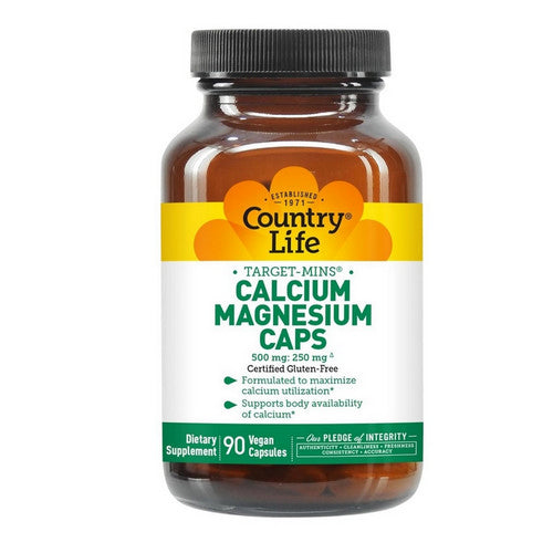 Target Mins Calcium Magnesium 90 Veg Caps by Country Life