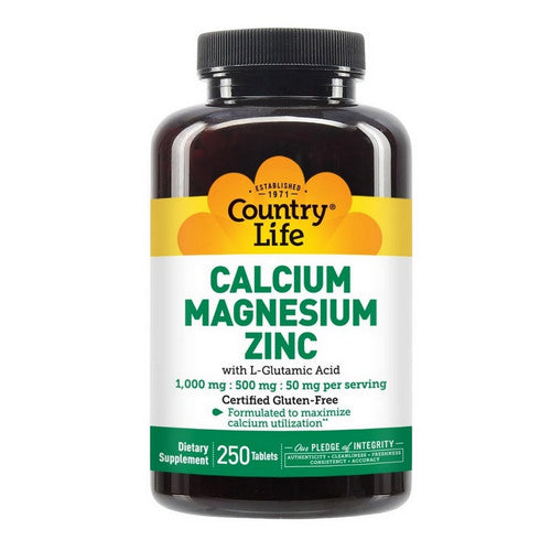 Cal-Mag-Zinc 250 Tabs by Country Life