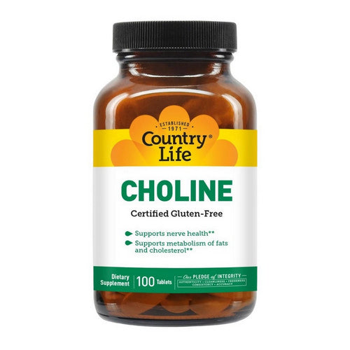 Choline 100 Tabs by Country Life