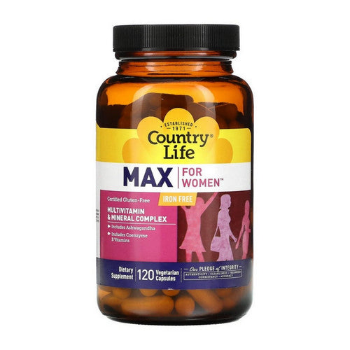 Maxine Maxi-Sorb Iron-Free 120 Vcaps by Country Life